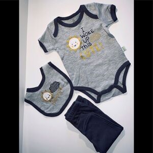 3 PIECE SET BABY BOY 3-6/6-9MONTHS DUCK DUCK GOOSE